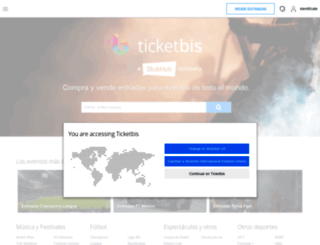 ticketbislatino.com screenshot
