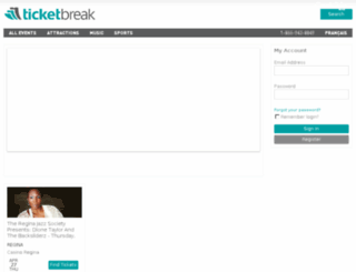 ticketbreak.com screenshot