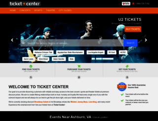 ticketcenter.com screenshot