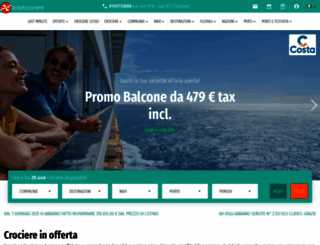 ticketcrociere.it screenshot