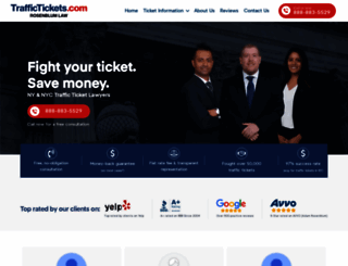 ticketdefenselaw.com screenshot