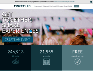 ticketlab.co.uk screenshot