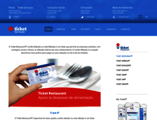 ticketrestaurantcard.com screenshot