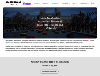 tickets-amsterdam.com screenshot