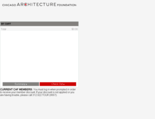 tickets.architecture.org screenshot