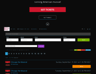tickets.azbroadwaytheatre.com screenshot