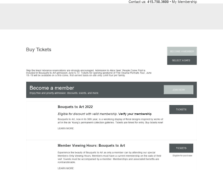 tickets.famsf.org screenshot