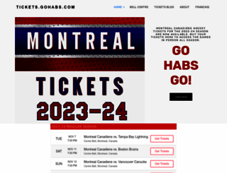 tickets.gohabs.com screenshot
