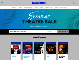 tickets.londontheatre1.com screenshot