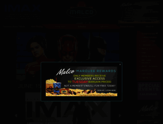tickets.malco.com screenshot