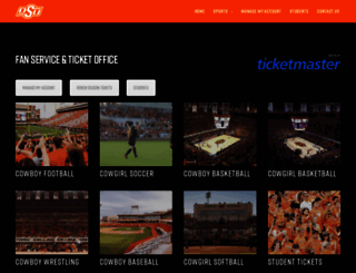 tickets.okstate.com screenshot