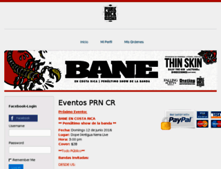 tickets.punkrocknights.com screenshot