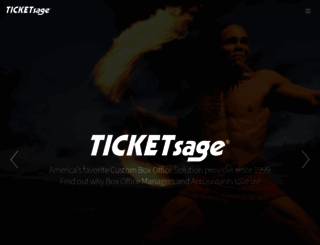 ticketsage.com screenshot