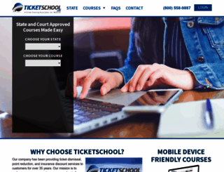 ticketschool.com screenshot