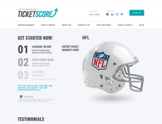 ticketscore.com screenshot