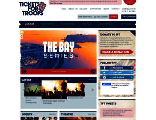 ticketsfortroops.org.uk screenshot