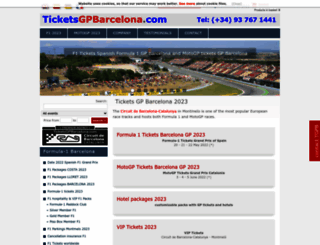 ticketsgpbarcelona.com screenshot