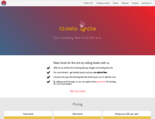 ticketsignite.com screenshot