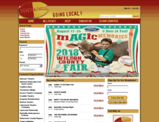 ticketsnashville.com screenshot