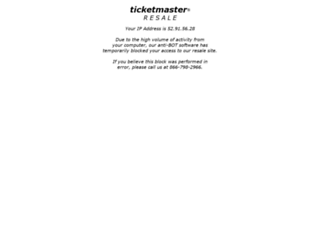ticketsnow.com screenshot