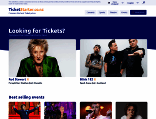 ticketstarter.co.nz screenshot