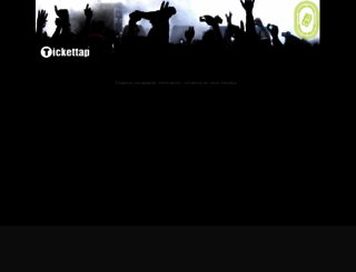 tickettap.com.mx screenshot