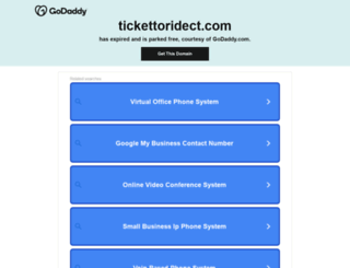 tickettoridect.com screenshot