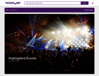ticketweb.ie screenshot