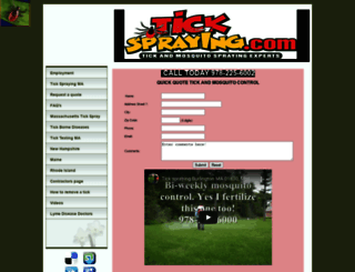 tickspraying.com screenshot