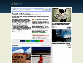 ticktockclocks.co.uk.clearwebstats.com screenshot