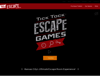 ticktockescapegames.com screenshot