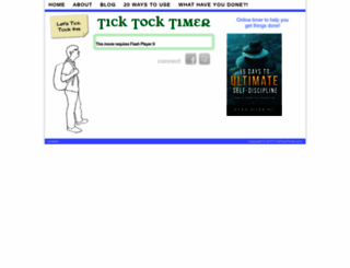 ticktocktimer.com screenshot