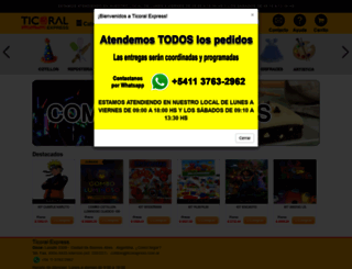 ticoexpress.com.ar screenshot