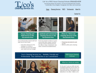 ticoscleaning.com screenshot