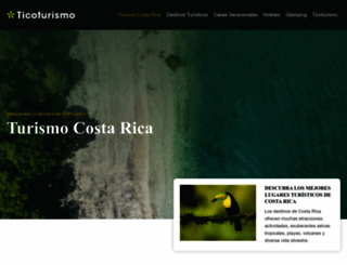 ticoturismo.com screenshot