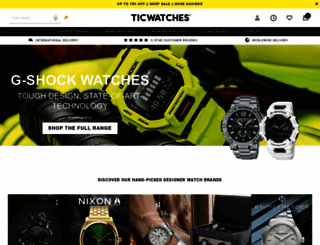 ticwatches.com screenshot