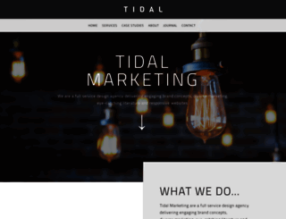 tidal-marketing.co.uk screenshot