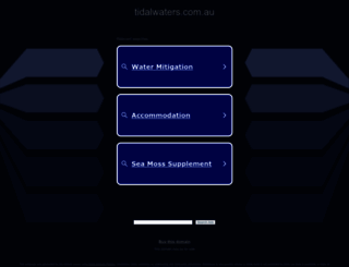 tidalwaters.com.au screenshot