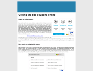 tide-coupon.com screenshot