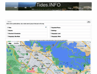 tides.info screenshot