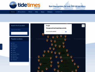 tidetimes.co.uk screenshot