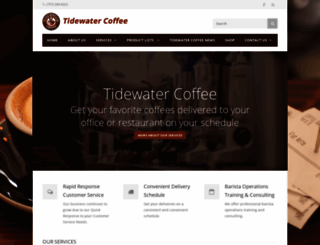 tidewatercoffee.com screenshot