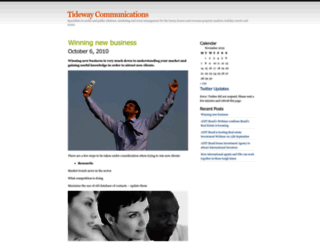 tidewaycommunications.wordpress.com screenshot