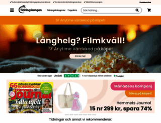 tidningskungen.se screenshot