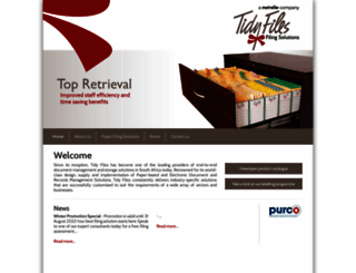 tidyfiles.co.za screenshot