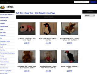 tidytoys.co.uk screenshot