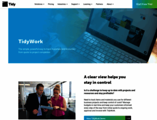 tidywork.com screenshot
