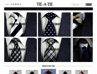 tie-a-tie.net screenshot