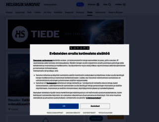 tiede.fi screenshot