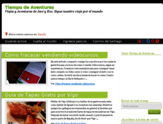 tiempodeaventuras.com screenshot